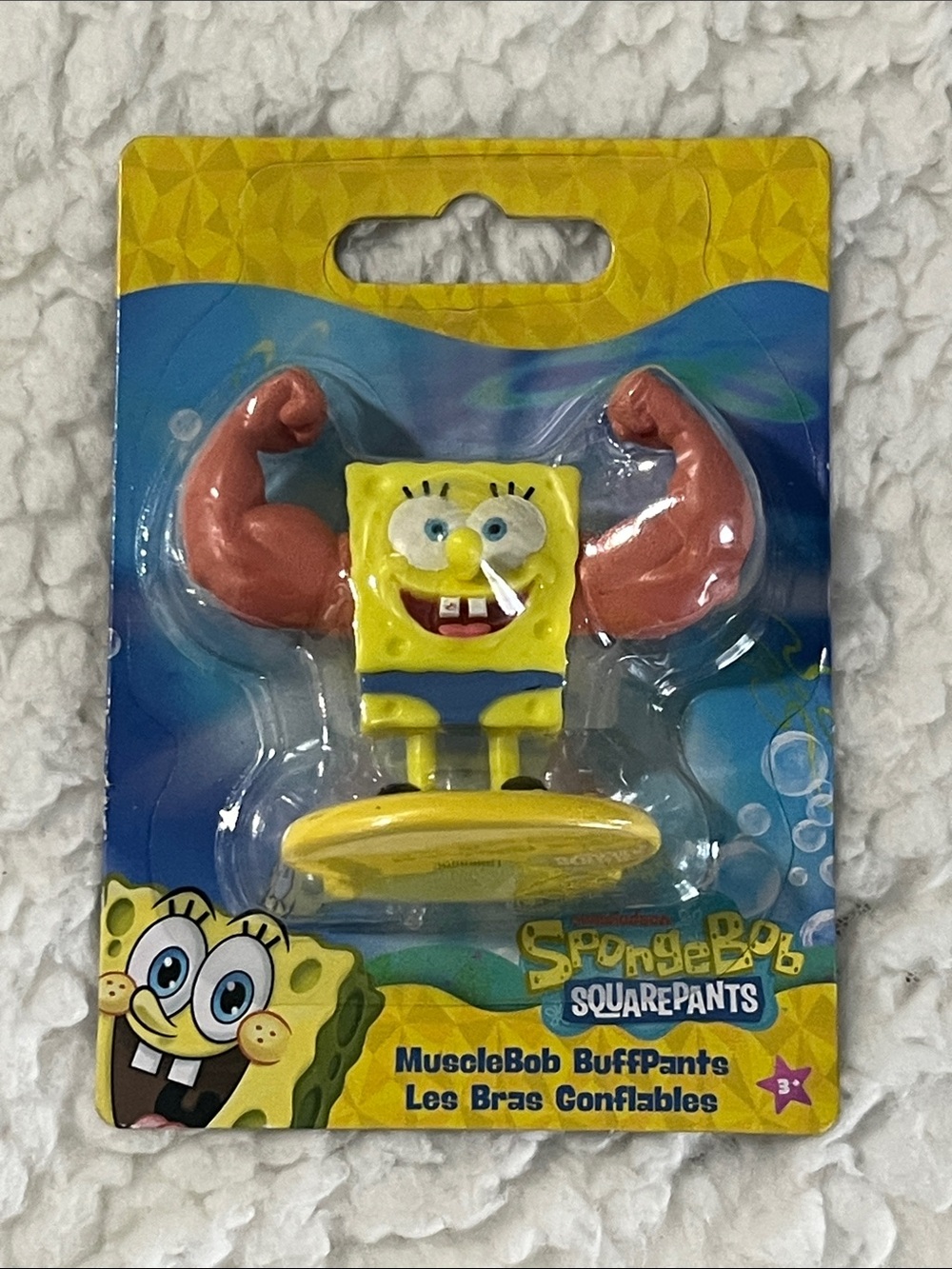 SpongeBob Squarepants Yellow SpongeBob with Pink Muscular Arms Figure